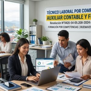 TÉCNICO LABORAL POR COMPETENCIA EN AUXILIAR CONTABLE Y FINANCIERO Resolución N°0420-54-05.208-2024 (17 junio 2024)