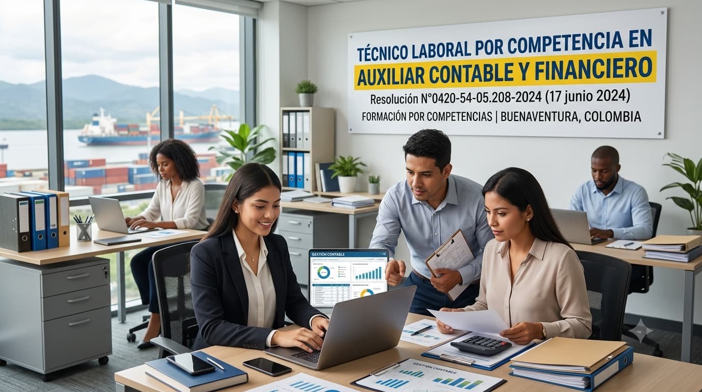 TÉCNICO LABORAL POR COMPETENCIA EN AUXILIAR CONTABLE Y FINANCIERO Resolución N°0420-54-05.208-2024 (17 junio 2024)